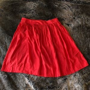 Anthropologie coral skater skirt 👗size medium